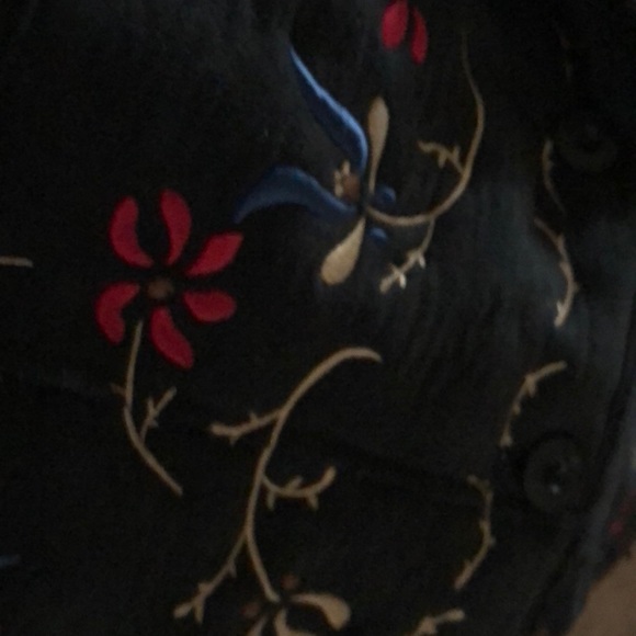 VINTAGE - NWOT - Relativity Black Embroidered Jacket Size XL - Picture 2 of 7